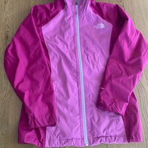 The North Face Girls Rain Jacket Dryvent Hooded Med 10/12